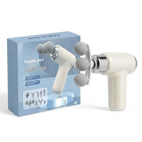 HIGH QUALITY THREE - HEADED HIT FACIAL MASSAGE GUN